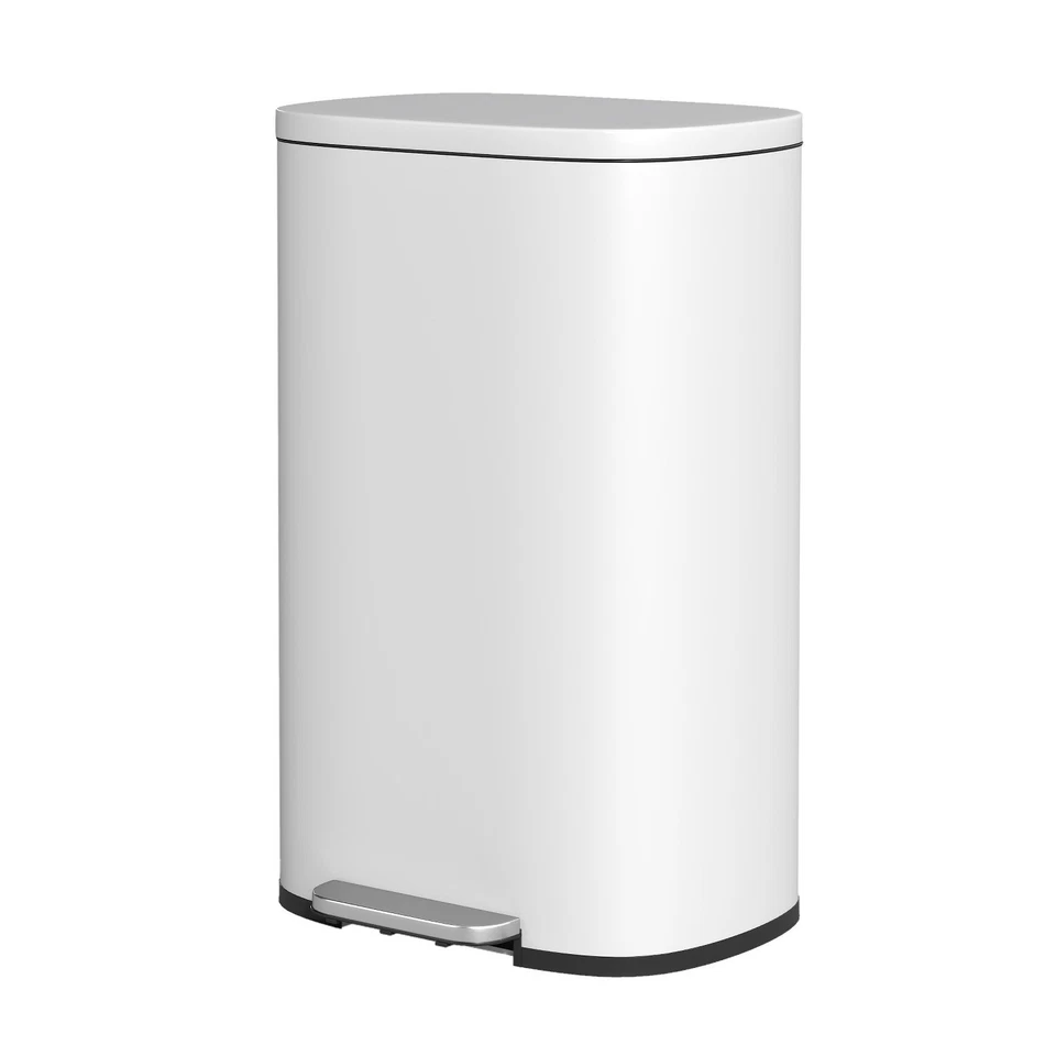 Домашний мусорный бак 13 галлонов (50 л) кухонный мусорный бак из нержавеющей стали - Изображение 1 из 4