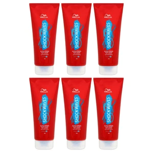 Wella Shockwaves Tuff Stuff Ultra Strong Gel Hair Styling Hold Gel 200ml x6 - Picture 1 of 4