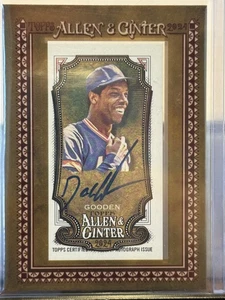 2024 Allen & Ginter Dwight Gooden #MA-DG Mini Baseball Autographs - Foto 1 di 2