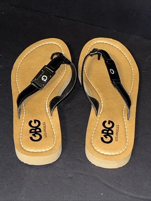 GBG Los Angeles Brown Tan Flip Flop Sandals Women's Size 5M - Image 1 of 3