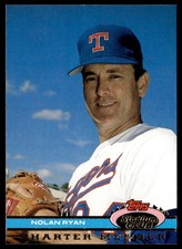 1991 Stadium Club #NNO Nolan Ryan   Baseball Texas Rangers