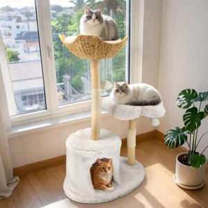 Rascador Árbol para Gatos Rascador para Gatos Árbol de Escalada Árbol de Juego para Gatos 120 cm XL - Imagen 1 de 20