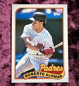 Roberto Alomar 1989 Topps RC MINT Padres Rookie Jersey Puerto Rico Tatis Sato SP