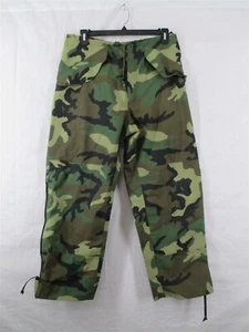 Cold/Wet Weather Gore-Tex Gore-Seam Pants Medium Regular Woodland Camo BDU Army - Picture 1 of 3