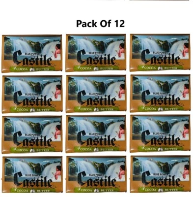 12x Castile Blaue Power Seife Mit Kakaobutter - Bild 1 von 3