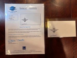 STS-99 Germany Space Shuttle Astronaut GERHARD THIEL Signed Cover ZARELLI LOA !! - Picture 1 of 3