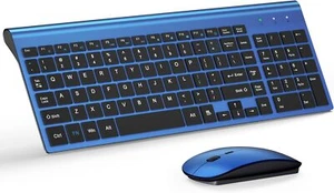 TopMate Wireless Keyboard and Mouse Ultra Slim Combo 2.4G Silent Compact USB ... - Picture 1 of 6