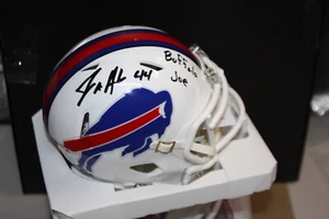 BUFFALO BILLS JOE ANDREESSEN #44 Signed RIDDELL MINI Speed HELMET Jsa Witness - Picture 1 of 2