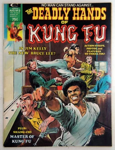 The Deadly Hands of Kung-Fu August 1974 Ausgabe #3 mit Jim Kelly schwarzer Gürtel Jones - Bild 1 von 9
