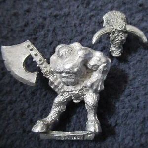 1986 Chaos Beastman A Minotaur C25 Citadel Warhammer Beastmen Broo Bullgor AD&D - Picture 1 of 3