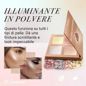 Palette Illuminante Viso Make Up Polvere - Prime Glow Highlighter Makeup Bronzer - Foto 1 di 9