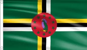 DOMINICA FLAG 5' x 3' Caribbean Island Islands Dominican - Picture 1 of 1