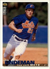 1995 Collector's Choice New York Mets Baseball Card #317 Jim Lindeman