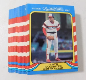 1987 FLEER SUPERSTARS LIMITED ED. BASEBALL YOU PICK YOUR CARD #1-44 (item#E34) - Picture 1 of 45