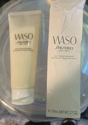 Pulidora WASO Shiseido Ginza Tokyo suave + cómoda 75 ml/2,7 oz nueva en caja dañada Foto 1 de 4