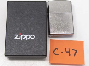 C-47 OLD UNSTRUCK OLD ZIPPO LIGHTER PLAIN CHROME COLLECTABLE - Picture 1 of 2