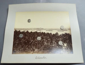 ANTIKES FOTOALBUMIN ASIEN CEYLON SRI LANKA SINGAPUR MALAYSIA COLOMBO - Bild 1 von 1