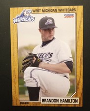 2009 Choice West Michigan Whitecaps Brandon Hamilton #10