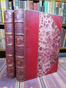 1827 O'Meara NAPOLEON IN EXILE, OR A VOICE FROM ST HELENA Beautiful Leather Rare - Picture 1 of 19