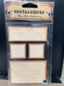 Neu Vintage R Sowers NOSTALGIEQUES Dachboden Sammlung 4 VINTAGE ETIKETTEN kostenloser Versand USA - Bild 1 von 2