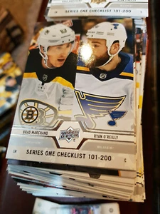 2019-20 UPPER DECK SERIES 1 HOCKEY #1-200 BASE SET ONLY MATTHEWS ++...NO YG'S - Picture 1 of 1