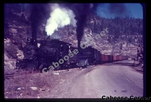 RGS #20 Y #462 W de Durango JOHN W MAXWELL COLORADO FERROCARRIL MUSEO DIAPOSITIVA - Imagen 1 de 3