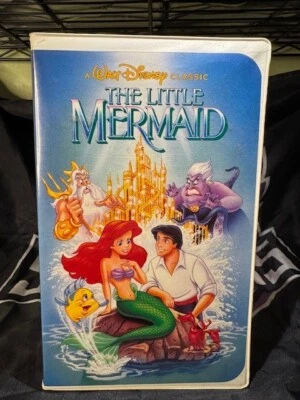 Walt Disney The Little Mermaid VHS Black Diamond Edition 913 Banned Cover RARE - Image 1 of 4