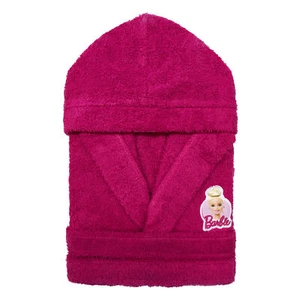 Accappatoio bambina Mattel Barbie spugna 100% cotone con cappuccio e ricamo 6841 - Picture 1 of 4
