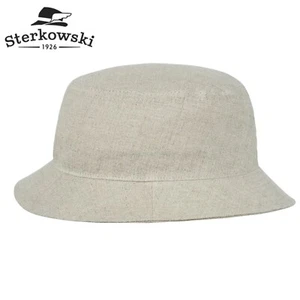 Cappello secchiello canapa Sterkowski GOLF sole boonie giardinaggio campeggio pescatore beige - Foto 1 di 4
