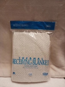Charles D. Owen Mfg. Thermal Receiving Blanket 30"X40" 100% Cotton - Picture 1 of 6