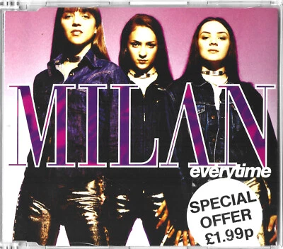 Milan – Everytime - UK 5 Track Promo CD Single - PZCD275 - Martine McCutcheon - Image 1 of 4