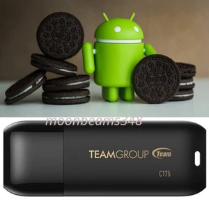 Android Oreo x86 8.1 r1 64Bt PC Boot FAST 32 Gb USB 3.2 Linux Install Live - Picture 1 of 6