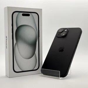 iPhone 15 128 GB Schwarz - Gewährleistung - Gut - Bild 1 von 9