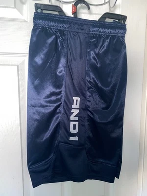 AND1 Mens All Court NAVY Basketball Shorts NEW Size M (2E) 9.5 - Image 1 of 4