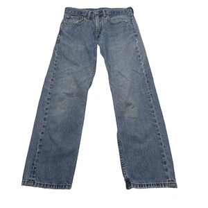 Levis 505 31x30 blu denim gamba dritta regolare - Foto 1 di 10