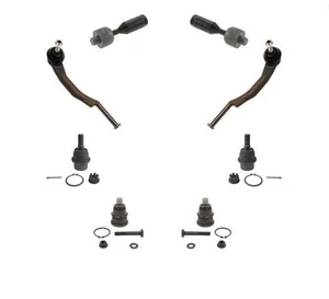 Tie Rods Ball Joints Fits For 08-09 Trailblazer Envoy 9-7X 8Pc Kit - Picture 1 of 6