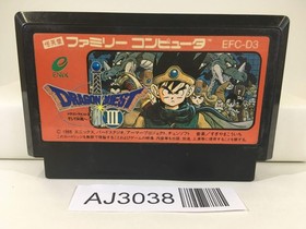 AJ3038 Dragon Quest III 3 Nintendo Famicom NES Japan