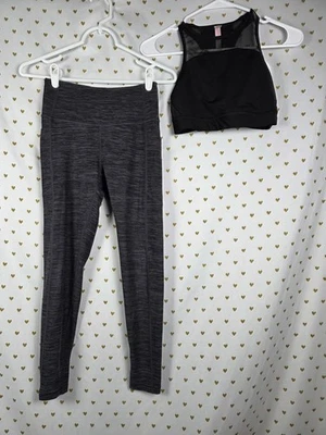 Victorias Secret PINK small sports Bra & Leggings set yoga - Image 1 of 4