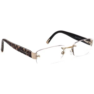 Dolce & Gabbana Eyeglasses DG 1218 1123 Gold/Leopard Rimless Italy 54[]17 135 - Picture 1 of 6
