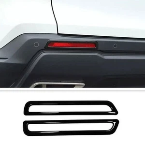 New For Honda CR-V 2023-2025 Glossy Black Rear Bumper Fog Light Lamp Bezel Cover - Picture 1 of 5
