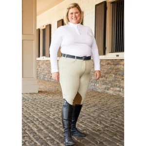 GR7851W RJ Classics Gracie Plus Knee Patch Reithose - Sand NEU - Bild 1 von 6