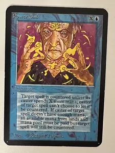 Magic the Gathering MTG Alpha Power Sink NM- (Beta Bob) - Picture 1 of 2