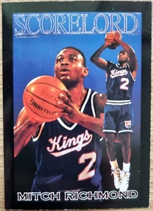 1993-94 Skybox Premium PC Score Lord #335 Mitch Richmond - Kings - Picture 1 of 2