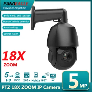 HIKVISION Compatible 18X Zoom 5MP security auto-tracking PTZ IP Camera CCTV POE - Picture 1 of 14