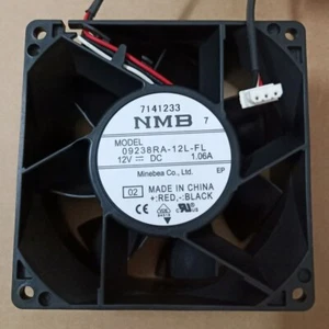 Do NMB 09238RA-12L-FL 12V 1.06A duża objętość powietrza 9038 trójprzewodowy wentylator chłodzący - Zdjęcie 1 z 1