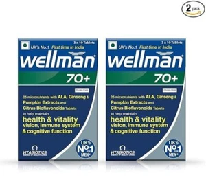 Wellman 70+ Multivitamin Supports Health & Vitality,Cognitive Function, Vision - Picture 1 of 6