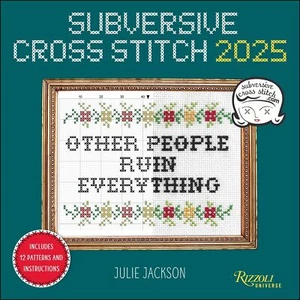 PUNTO DE CRUZ SUBVERSIVO - CALENDARIO DE PARED 2025 - NUEVO - 344953 - Imagen 1 de 2