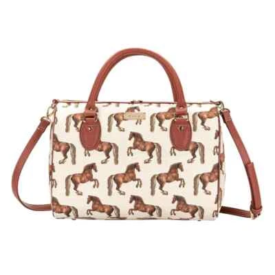 Signare travel bag weekend overnight bag Whistlejacket horse print large handbag - Image 1 of 4