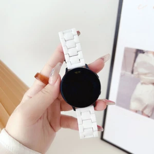 For Samsung Galaxy Watch 5/4 42 46mm Active 2 44mm Strap Band Watch Plastic - Picture 1 of 30