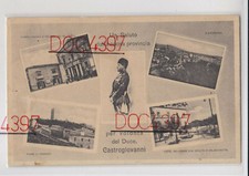 CASTROGIOVANNI ENNA SALUTI 5 VEDUTE CON DUCE FPV 1927 BELLA